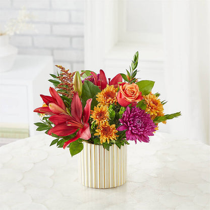 Burgundy Landscape Bouquet –  Flowers From The Heart Auburn, Auburn MI