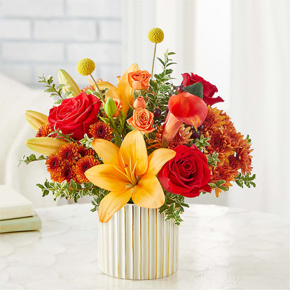 Scarlet Skies Bouquet –  Flowers From The Heart Auburn, Auburn MI