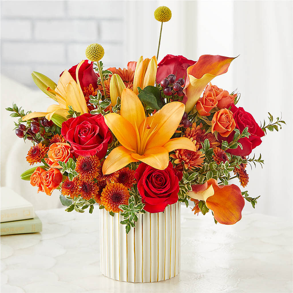 Scarlet Skies Bouquet –  Flowers From The Heart Auburn, Auburn MI