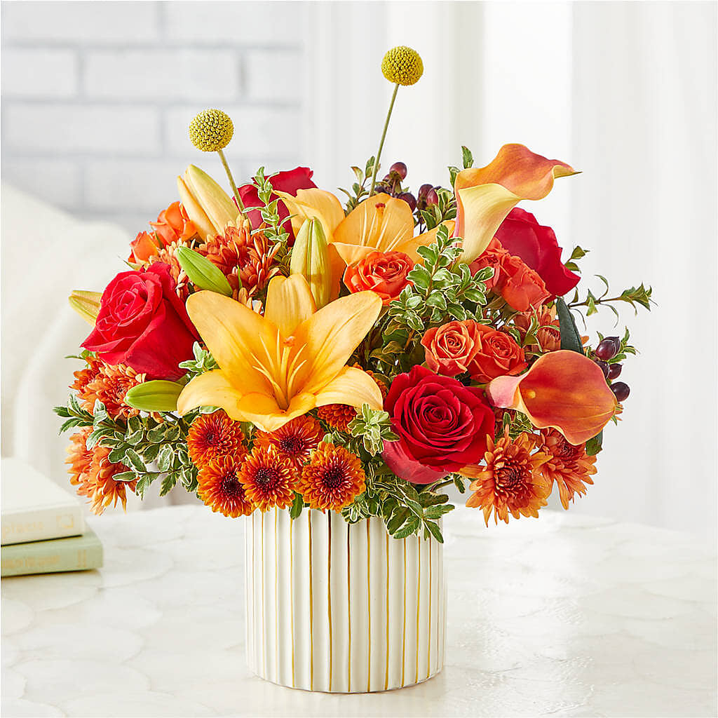 Scarlet Skies Bouquet –  Flowers From The Heart Auburn, Auburn MI