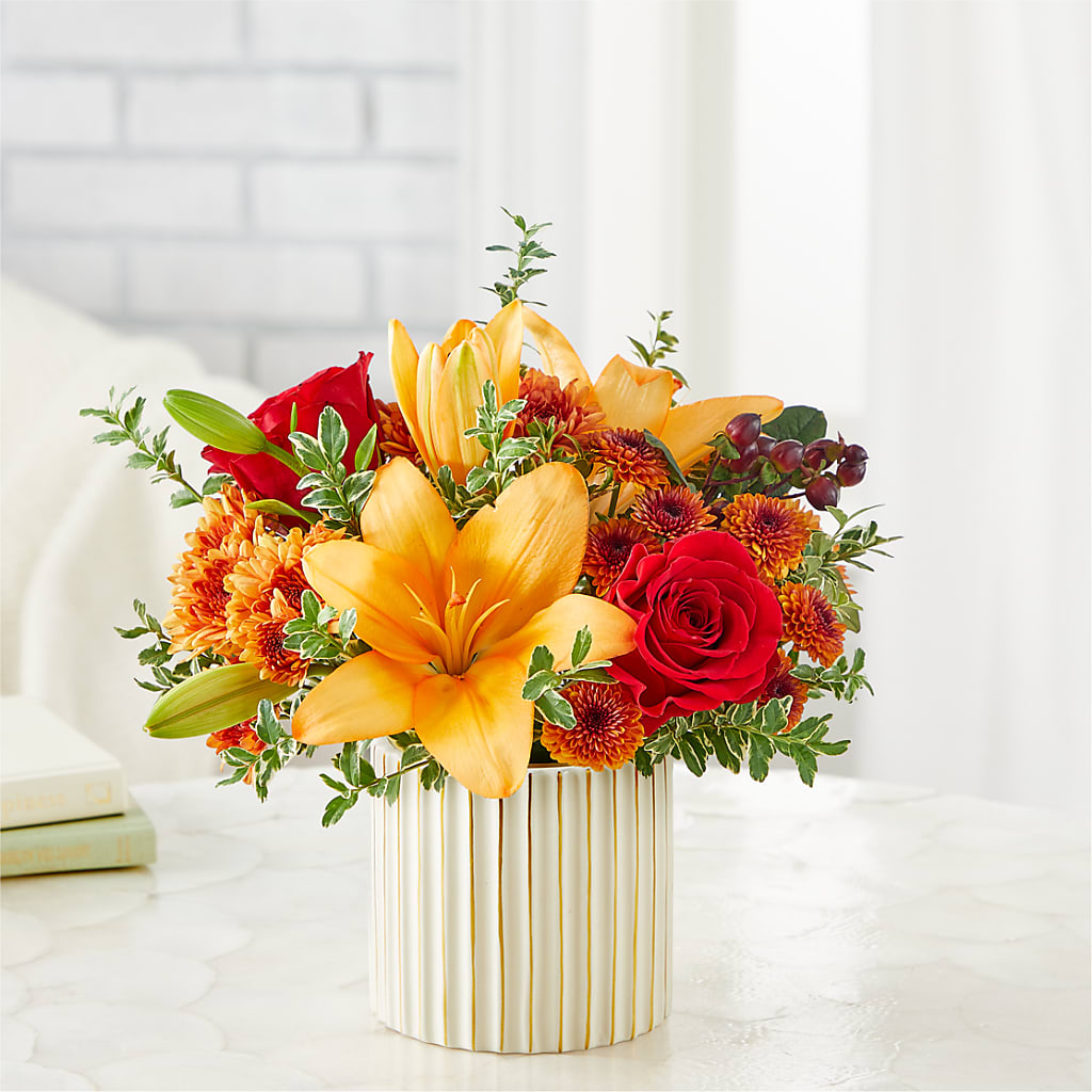 Scarlet Skies Bouquet –  Flowers From The Heart Auburn, Auburn MI