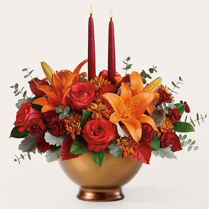 Fruits of Fall Centerpiece –  Flowers From The Heart Auburn, Auburn MI