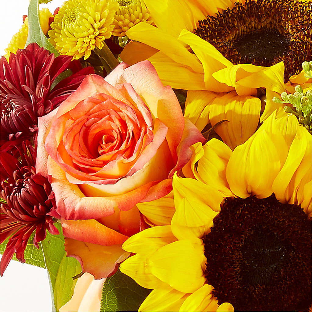 Golden Gourd Pumpkin Bouquet –  Flowers From The Heart Auburn, Auburn MI