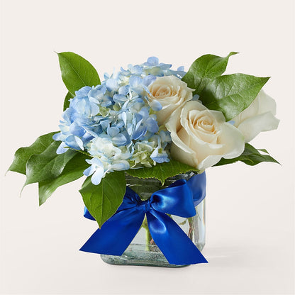 Sky Blue Delight Bouquet –  Flowers From The Heart Auburn, Auburn MI