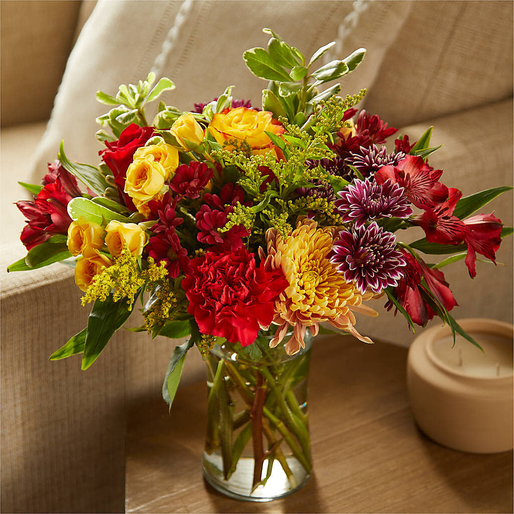 Fall Delight – A Florist Original –  Flowers From The Heart Auburn, Auburn MI