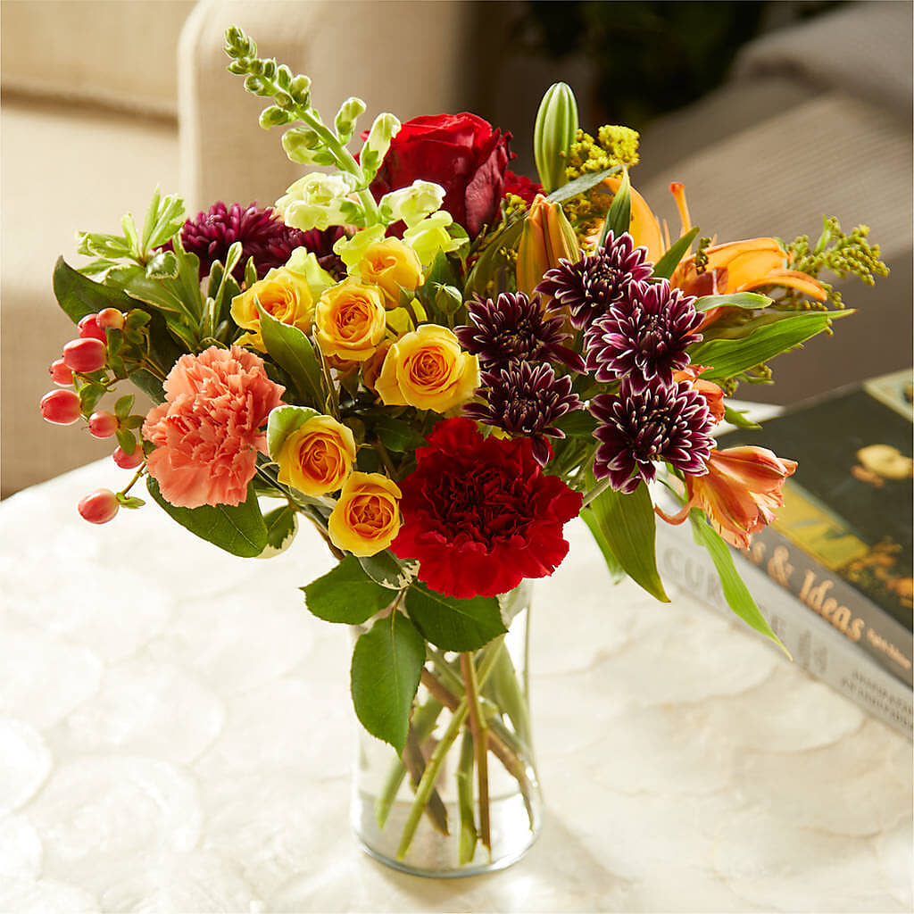Fall Delight – A Florist Original –  Flowers From The Heart Auburn, Auburn MI