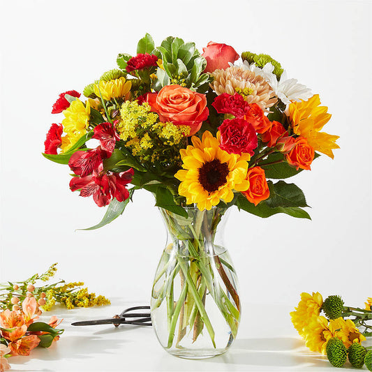 Fall Delight – A Florist Original –  Flowers From The Heart Auburn, Auburn MI