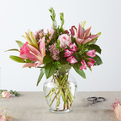 Pink Ribbon - A Florist Original –  Flowers From The Heart Auburn, Auburn MI