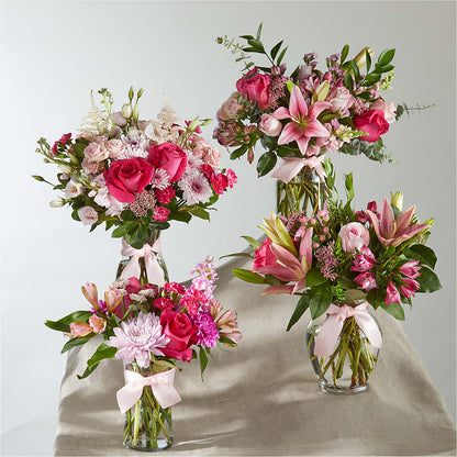 Pink Ribbon - A Florist Original –  Flowers From The Heart Auburn, Auburn MI