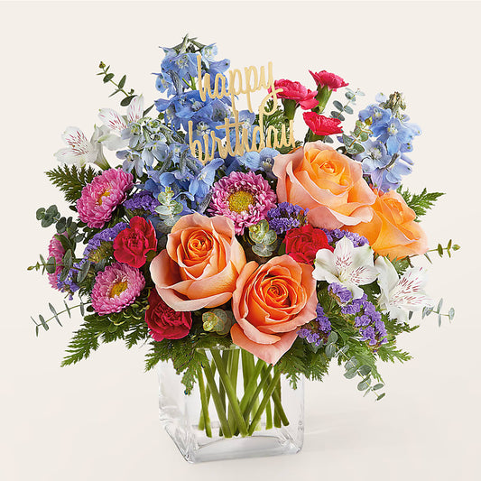Birthday Bash Bouquet –  Flowers From The Heart Auburn, Auburn MI