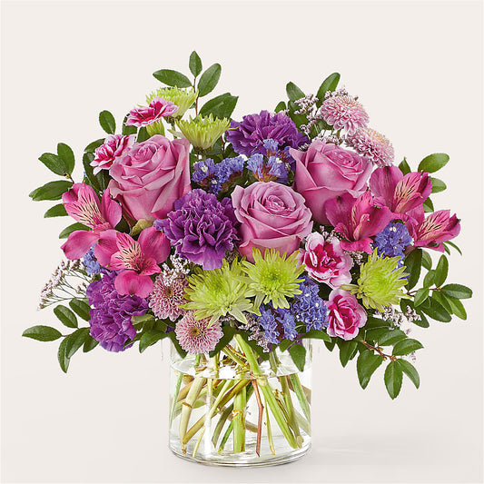 Glass Half Full Bouquet –  Flowers From The Heart Auburn, Auburn MI