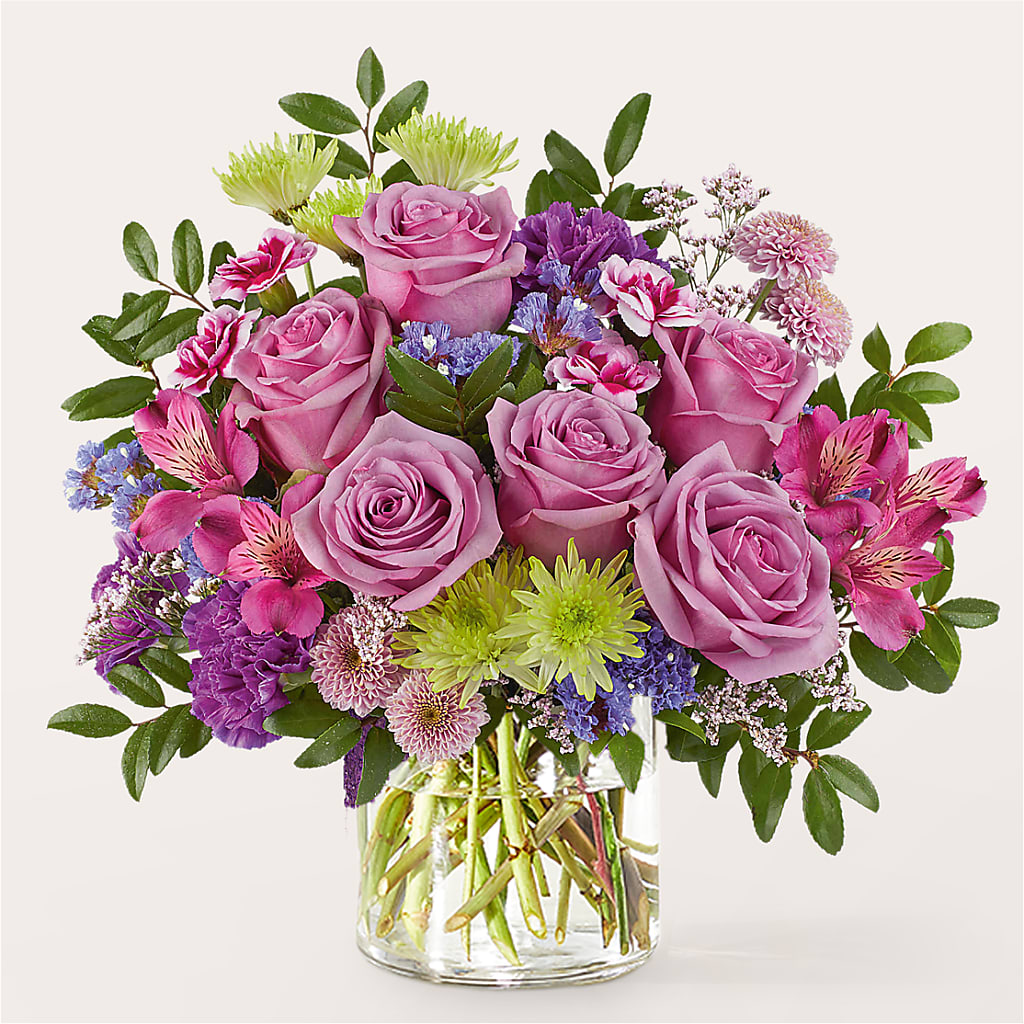 Glass Half Full Bouquet –  Flowers From The Heart Auburn, Auburn MI