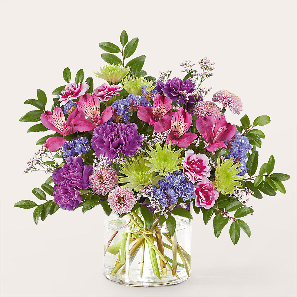 Glass Half Full Bouquet –  Flowers From The Heart Auburn, Auburn MI