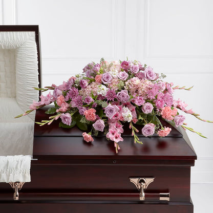 Immorata Casket Spray –  Flowers From The Heart Auburn, Auburn MI