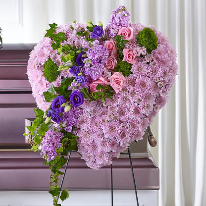 Treasured Love Standing Heart –  Flowers From The Heart Auburn, Auburn MI