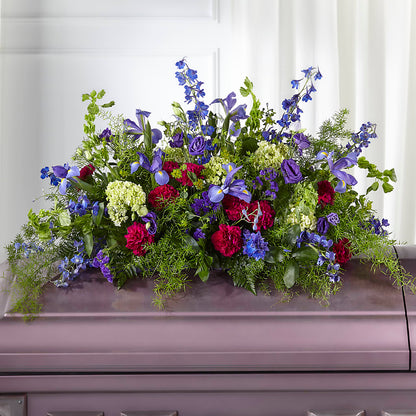 Always Treasured Casket Spray –  Flowers From The Heart Auburn, Auburn MI