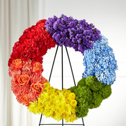 Circle of Love Wreath –  Flowers From The Heart Auburn, Auburn MI
