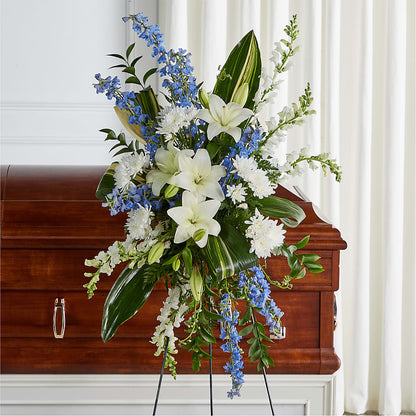 Eternal Impressions Standing Spray –  Flowers From The Heart Auburn, Auburn MI