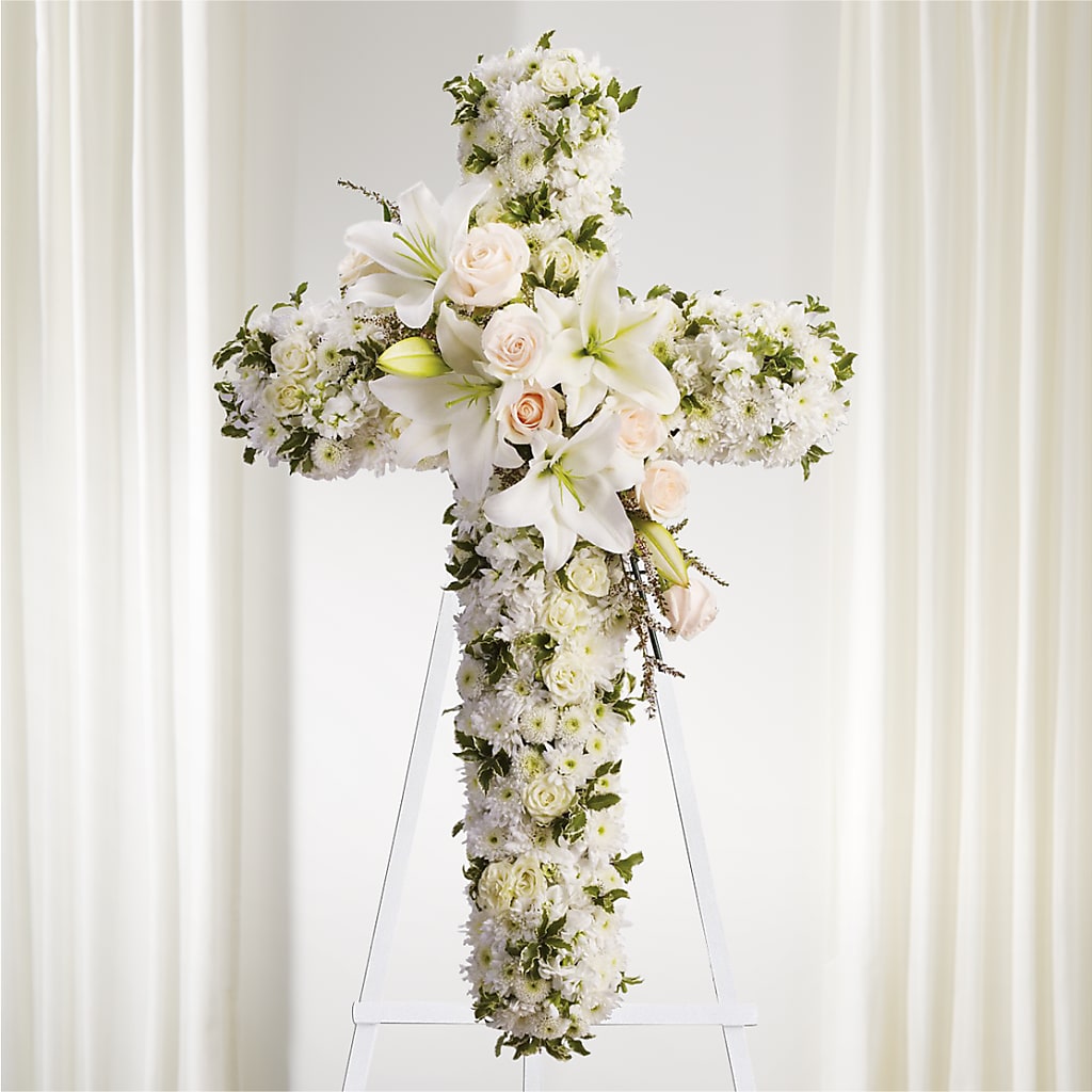 Spiritual Guidance Standing Spray –  Flowers From The Heart Auburn, Auburn MI