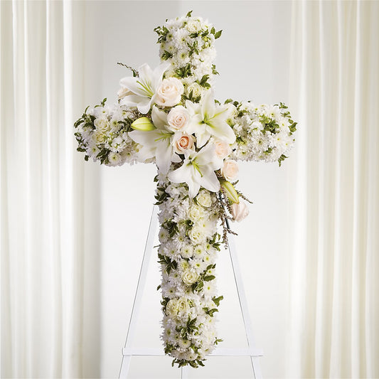 Spiritual Guidance Standing Spray –  Flowers From The Heart Auburn, Auburn MI