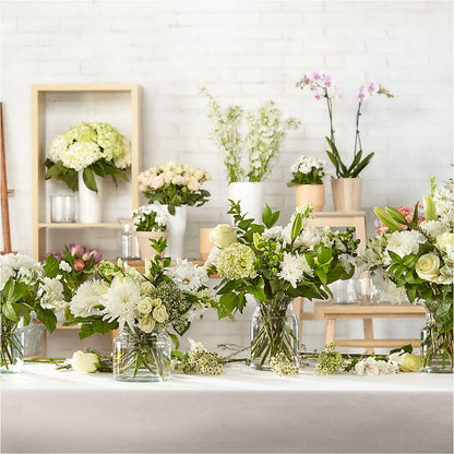 Classic Ivory – A Florist Original –  Flowers From The Heart Auburn, Auburn MI