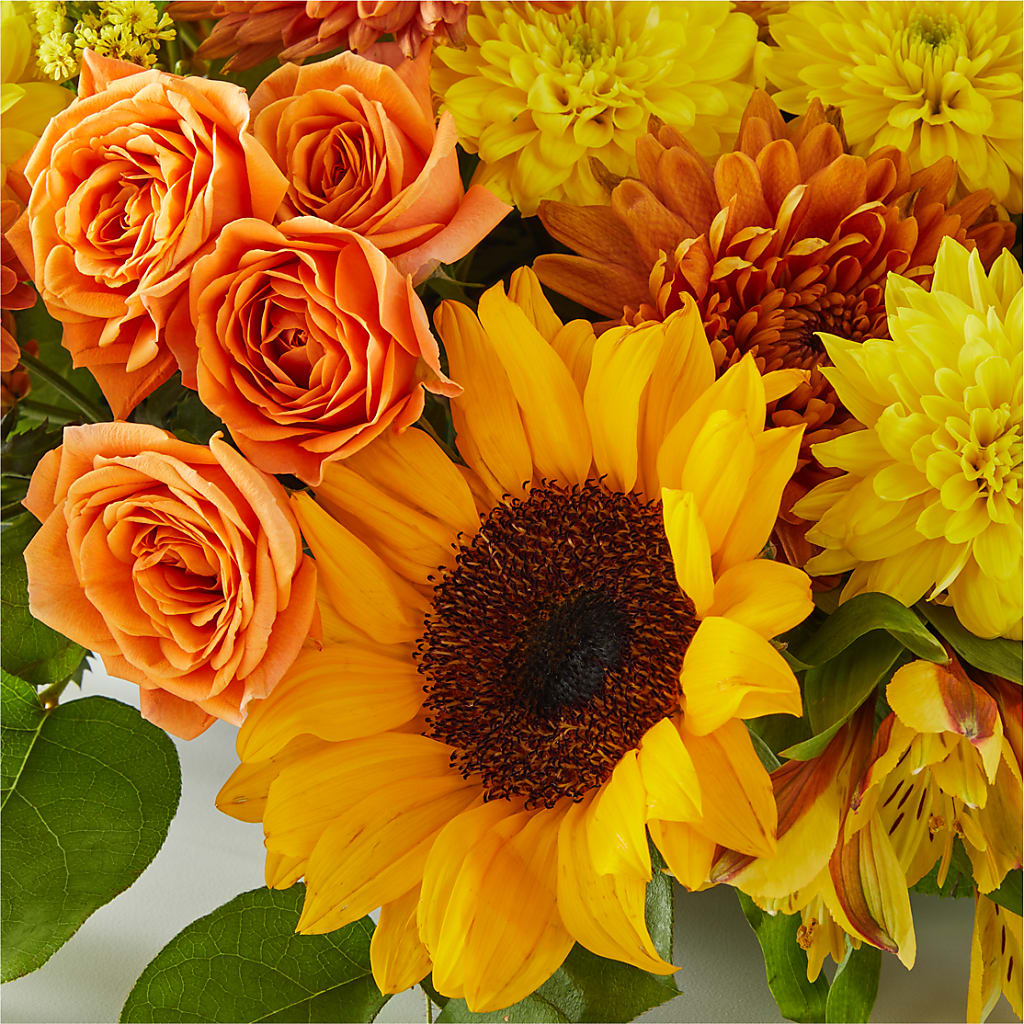Autumn Harmony Centerpiece –  Flowers From The Heart Auburn, Auburn MI