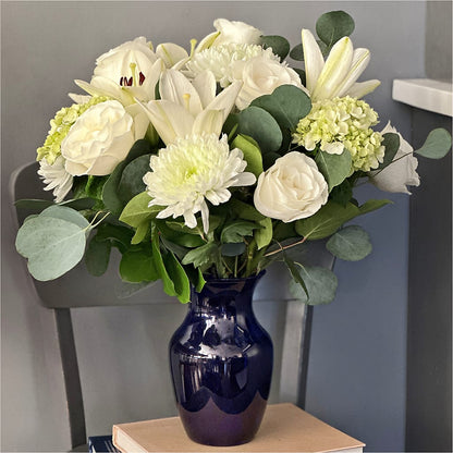 Snowy Dreams Bouquet –  Flowers From The Heart Auburn, Auburn MI