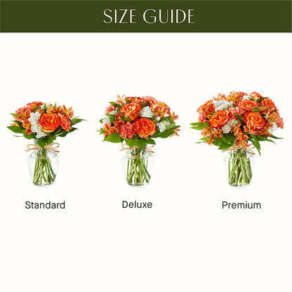 Apricot Glow Bouquet –  Flowers From The Heart Auburn, Auburn MI