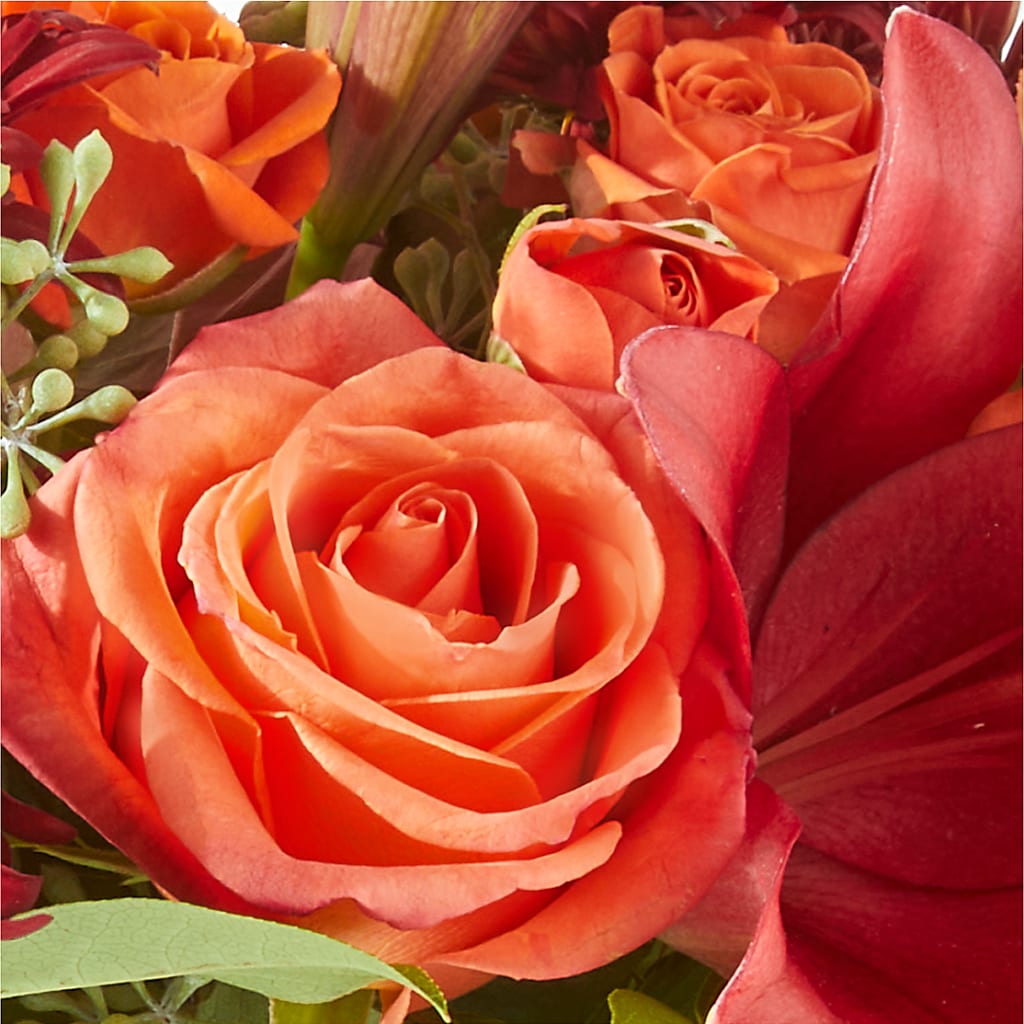 Crimson Leaves Bouquet –  Flowers From The Heart Auburn, Auburn MI