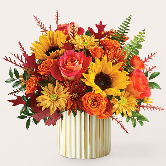 Fall Campfire Bouquet –  Flowers From The Heart Auburn, Auburn MI