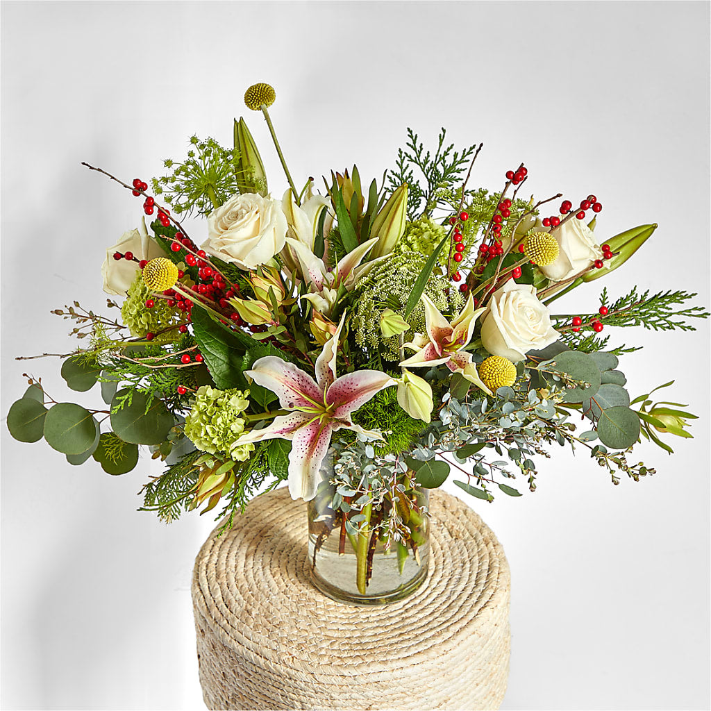 Berry & Bright Bouquet –  Flowers From The Heart Auburn, Auburn MI