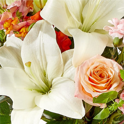 Grapefruit Splash Bouquet –  Flowers From The Heart Auburn, Auburn MI