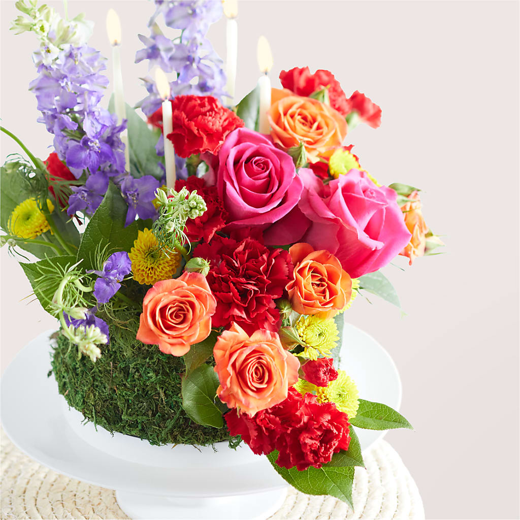 Best Year Yet Floral Cake –  Flowers From The Heart Auburn, Auburn MI