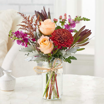 Moody Hues Bouquet –  Flowers From The Heart Auburn, Auburn MI