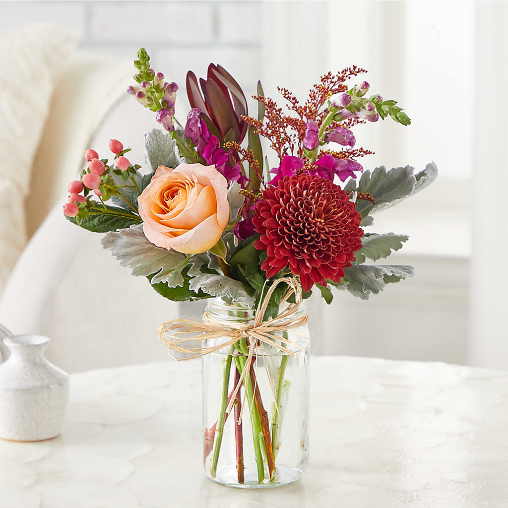 Moody Hues Bouquet –  Flowers From The Heart Auburn, Auburn MI