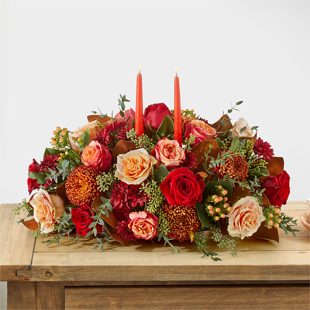 Gather Near Centerpiece –  Flowers From The Heart Auburn, Auburn MI