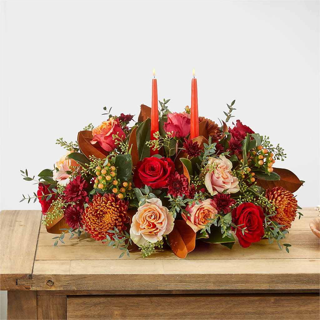 Gather Near Centerpiece –  Flowers From The Heart Auburn, Auburn MI