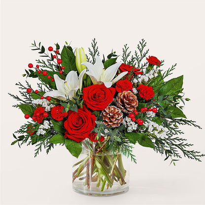 Best in Snow Bouquet –  Flowers From The Heart Auburn, Auburn MI