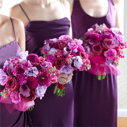 Bridesmaid's Garden Bouquet –  Flowers From The Heart Auburn, Auburn MI