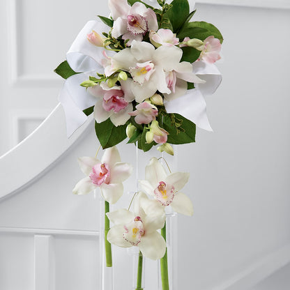 Perfect Entrance Pew Arrangement –  Flowers From The Heart Auburn, Auburn MI
