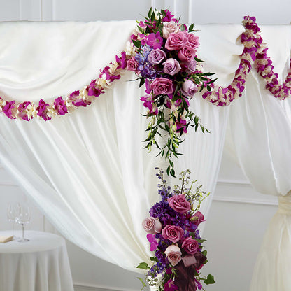 Color & Light Chuppah Decor –  Flowers From The Heart Auburn, Auburn MI
