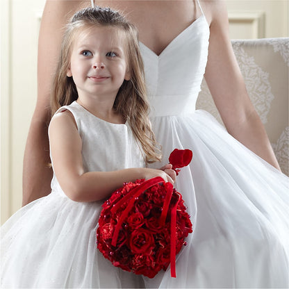 Pure at Heart Flower Girl Arrangement –  Flowers From The Heart Auburn, Auburn MI