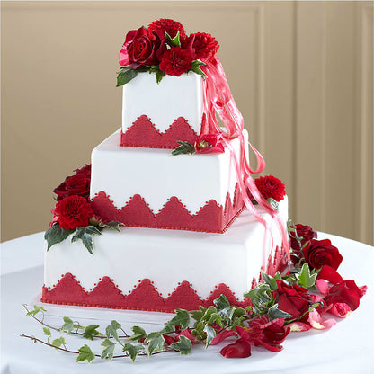 Forever Happiness Cake Decor –  Flowers From The Heart Auburn, Auburn MI